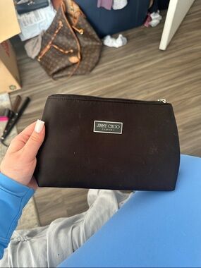 Jimmy Choo Black Toiletry Pouch